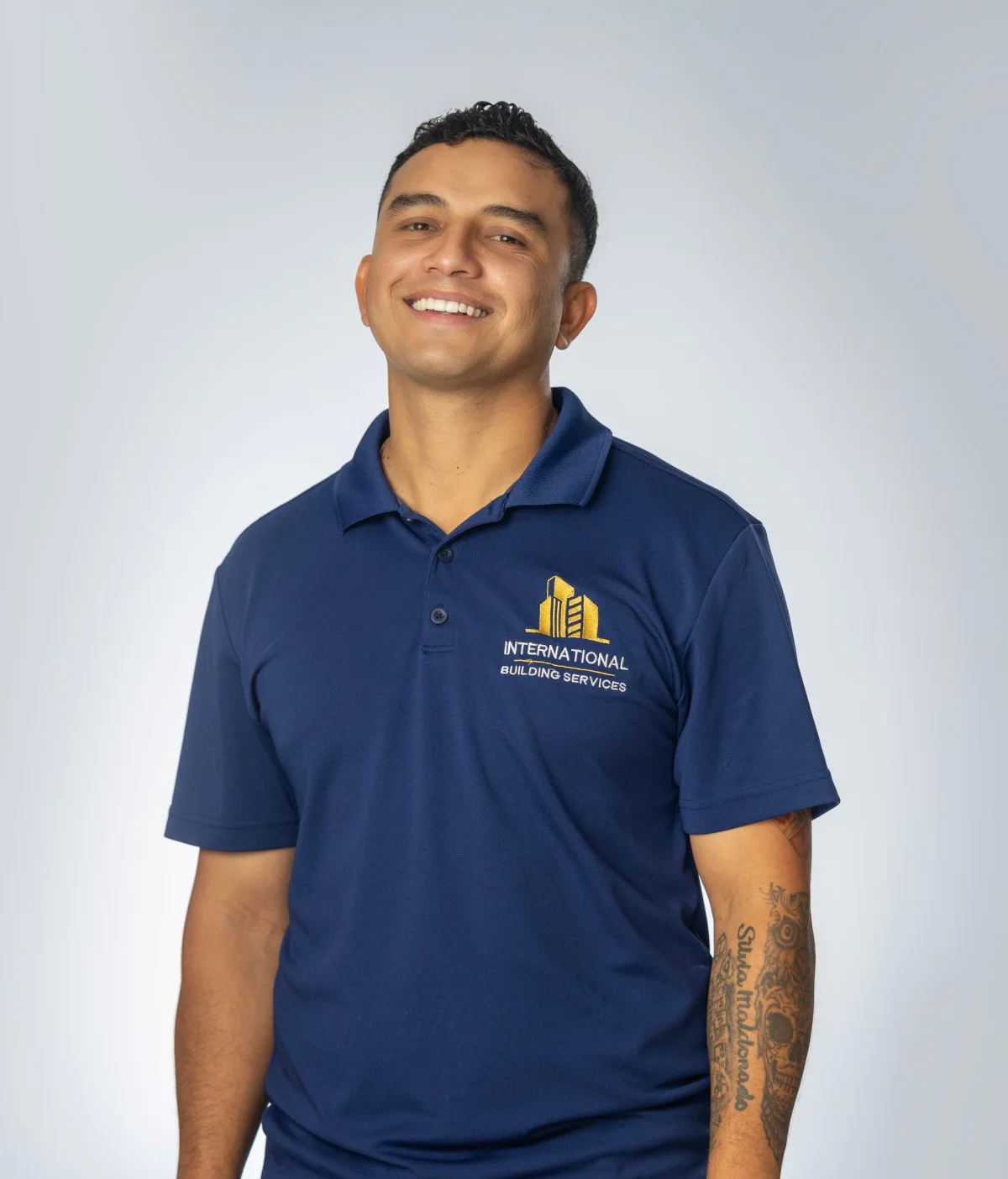 IBS employee headshot on a studio backdrop